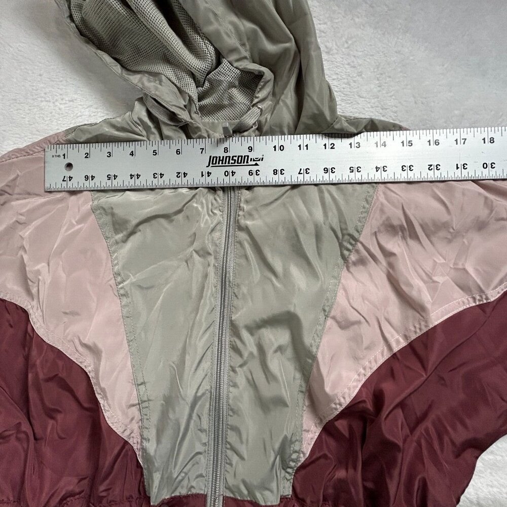 26 International Outdoor Collection Jacket Womens Medium Hooded Colorblock Multi - Picture 5 of 7